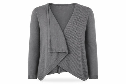 Womens UK Size L Klass Grey Cardigan Jumper
