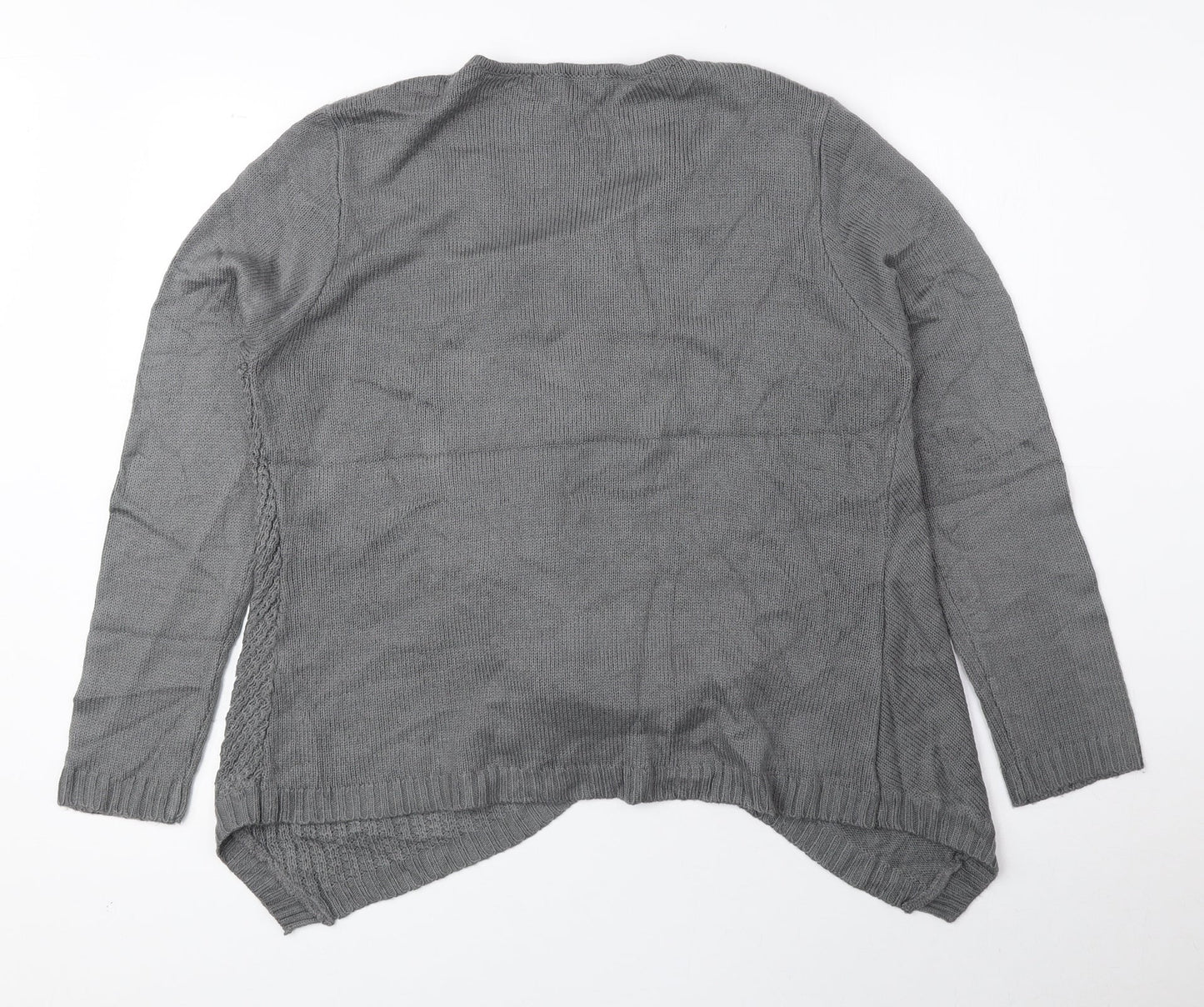 Womens UK Size L Klass Grey Cardigan Jumper