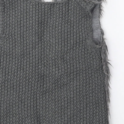 Primark Girls Grey Gilet Jacket Size 3-4 Years