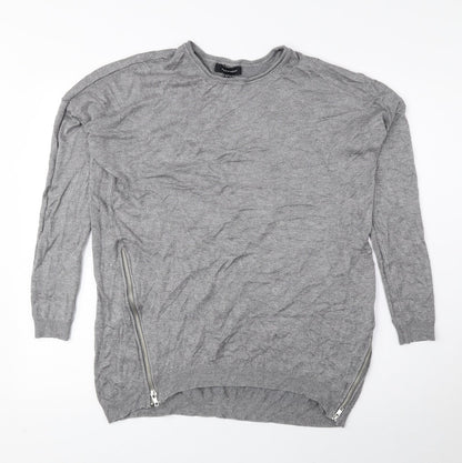 Womens UK Size 10 Atmosphere Grey Pullover Jumper