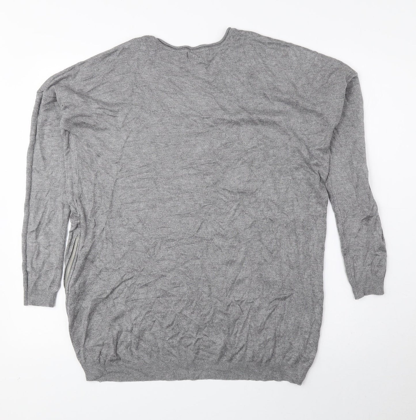 Womens UK Size 10 Atmosphere Grey Pullover Jumper