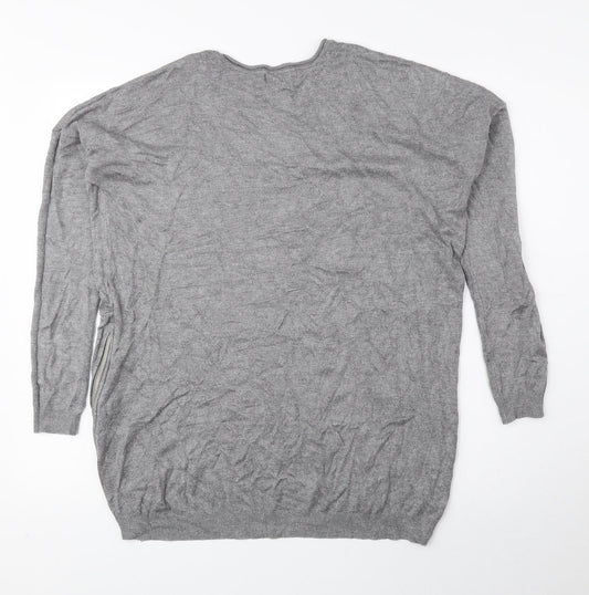 Womens UK Size 10 Atmosphere Grey Pullover Jumper