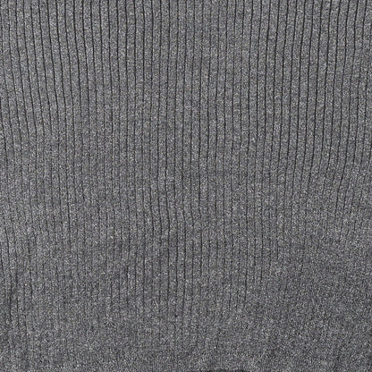 Atmosphere Womens Grey V-Neck Viscose Cardigan Jumper Size 16