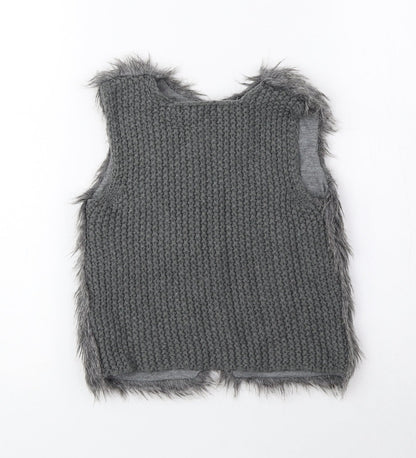 Primark Girls Grey Jacket Size 2-3 Years Pullover