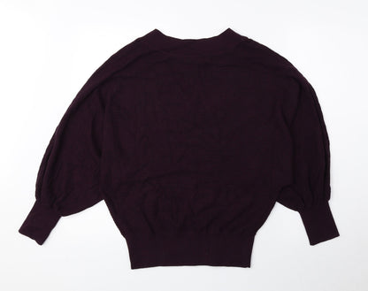 Womens UK Size S Phase Eight Purple Pullover Jumper