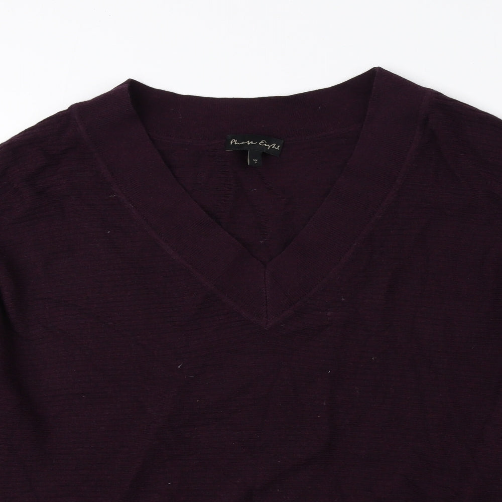 Womens UK Size S Phase Eight Purple Pullover Jumper