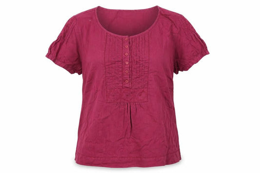 Womens UK Size 14 Jackpot Purple Basic Blouse