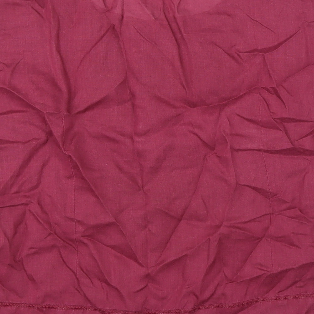 Womens UK Size 14 Jackpot Purple Basic Blouse