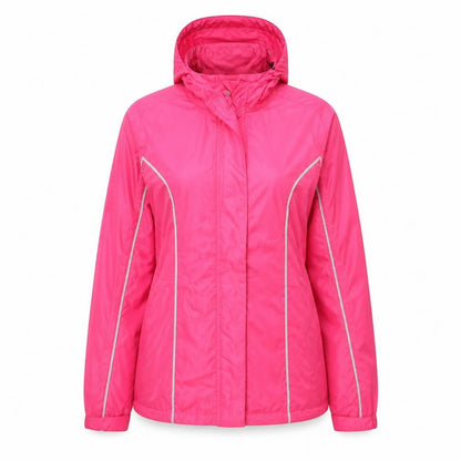 Womens UK Size 8 Crane Pink Windbreaker Coat