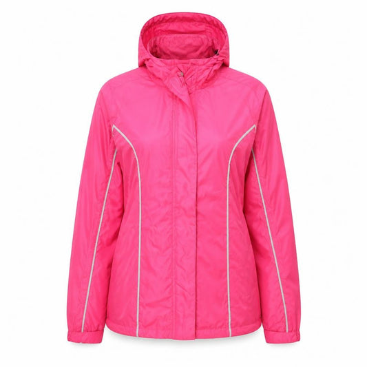 Womens UK Size 8 Crane Pink Windbreaker Coat