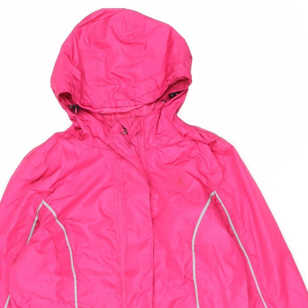 Womens UK Size 8 Crane Pink Windbreaker Coat
