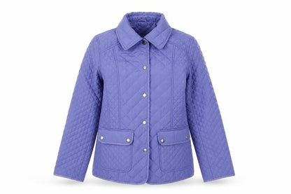 Marks & Spencer Womens Purple Jacket Coat Size 8 Snap