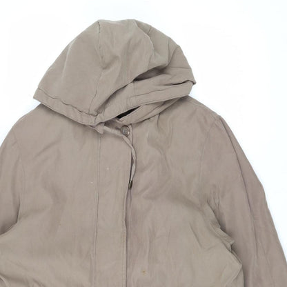 Mens UK Size M Bonmarché Brown Parka Coat