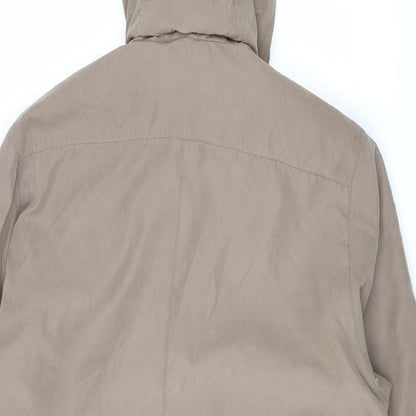 Mens UK Size M Bonmarché Brown Parka Coat