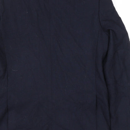 Mens UK Size M Cedar Wood State Regular Blue Suit Jacket
