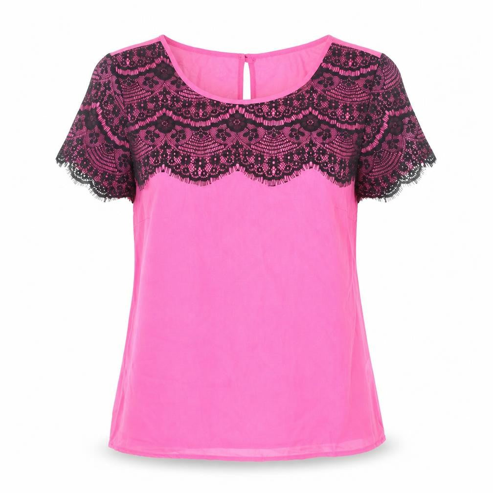 Womens UK Size 8 Miss Selfridge Pink Basic Blouse