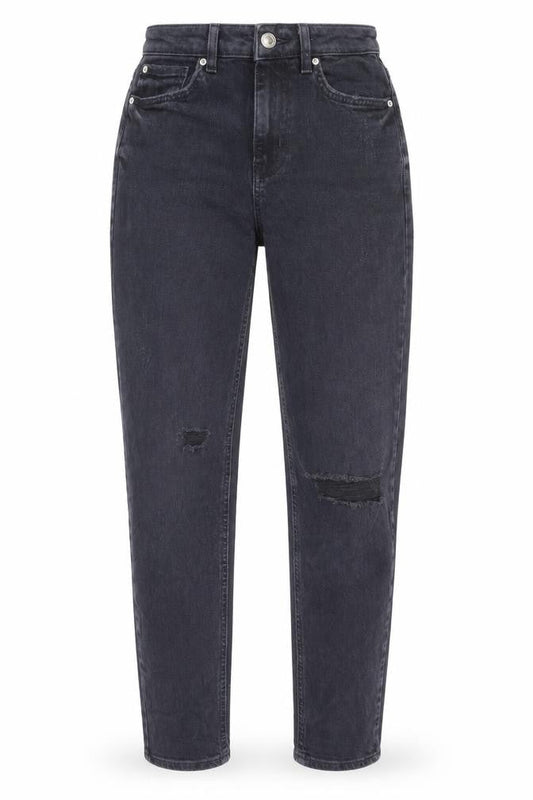 Womens UK Size 6 Marks and Spencer Regular Fit Mom Blue Jeans