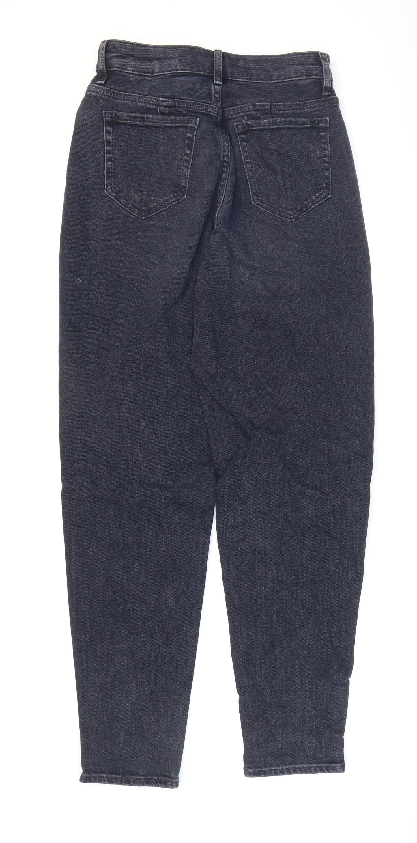 Womens UK Size 6 Marks and Spencer Regular Fit Mom Blue Jeans