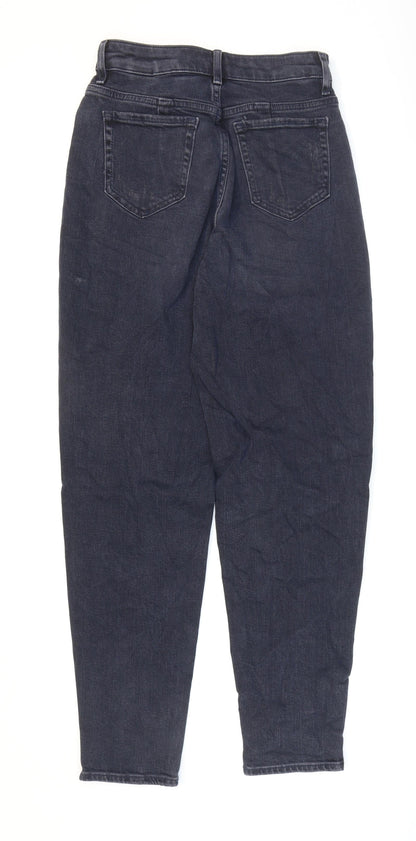 Womens UK Size 6 Marks and Spencer Regular Fit Mom Blue Jeans