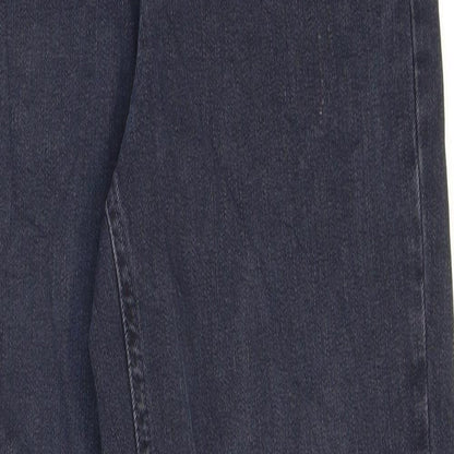 Womens UK Size 6 Marks and Spencer Regular Fit Mom Blue Jeans