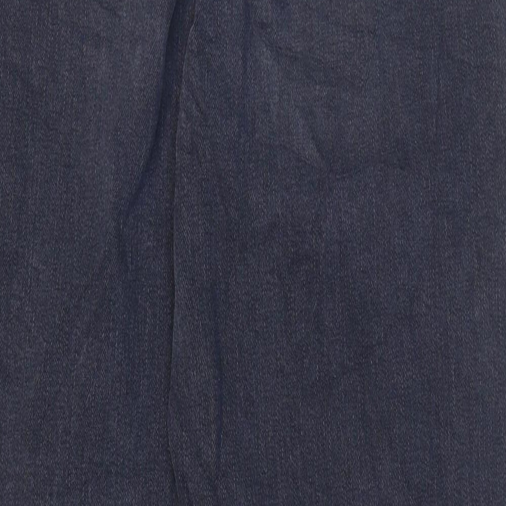 Womens UK Size 6 Marks and Spencer Regular Fit Mom Blue Jeans