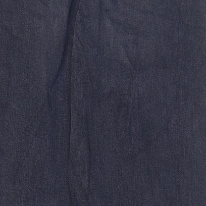 Womens UK Size 6 Marks and Spencer Regular Fit Mom Blue Jeans