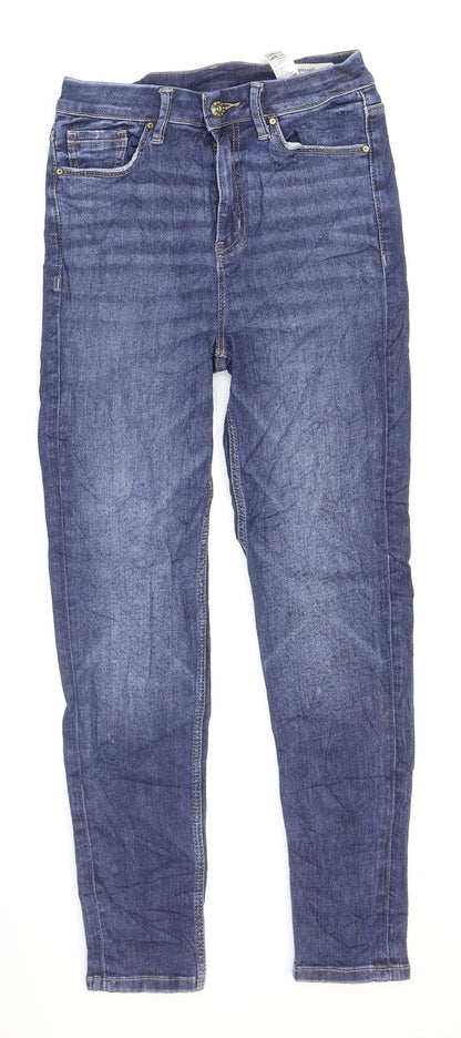 Womens UK Size 8 Marks and Spencer Regular Fit Skinny Blue Jeans