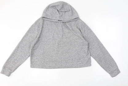 Primark Womens Grey Round Neck Polyester Pullover Jumper Size M