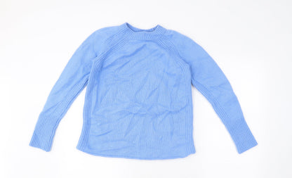 Womens UK Size S Marks and Spencer Blue Pullover Jumper