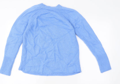 Womens UK Size S Marks and Spencer Blue Pullover Jumper