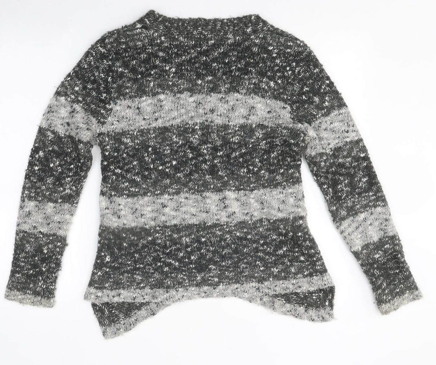 Womens UK Size 12 Janique Grey Cardigan Jumper