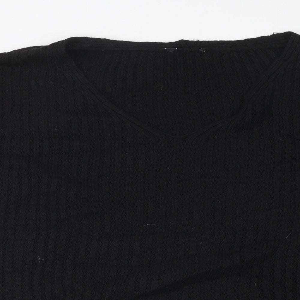 Womens UK Size L New Look Black Pullover Jumper