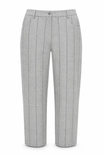 Womens UK Size 12 Cotton Traders Regular Fit  Grey Trousers