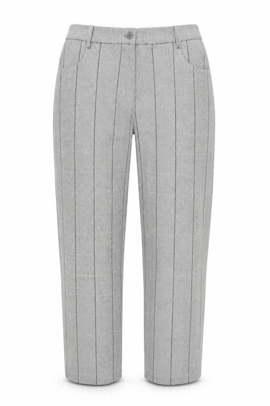 Womens UK Size 12 Cotton Traders Regular Fit  Grey Trousers
