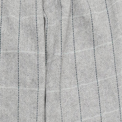 Cotton Traders Womens Grey Check Polyester Trousers Size 12 L28 in Regular Zip