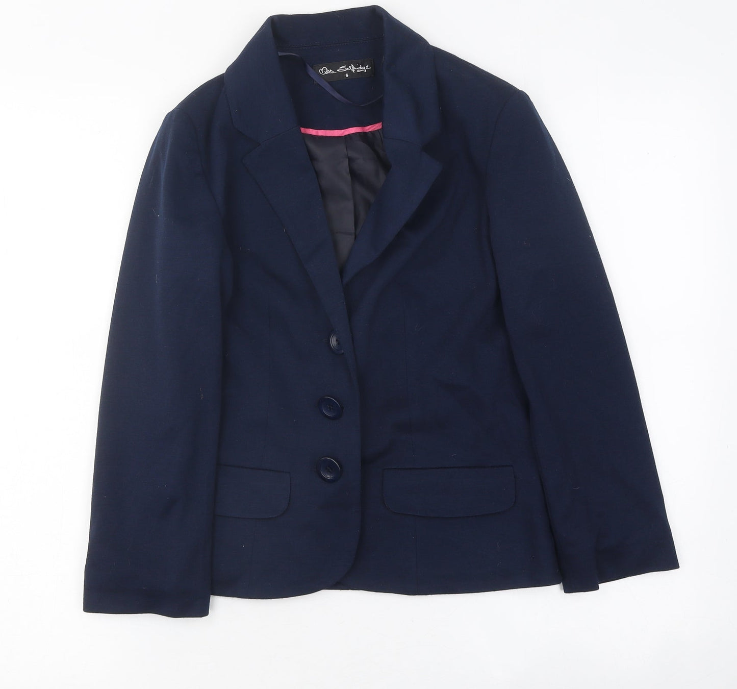 Womens UK Size 6 Miss Selfridge Blue Jacket