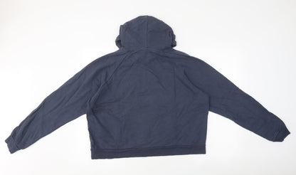 Jack Wills Womens Blue Round Neck Polyester Pullover Jumper Size 12