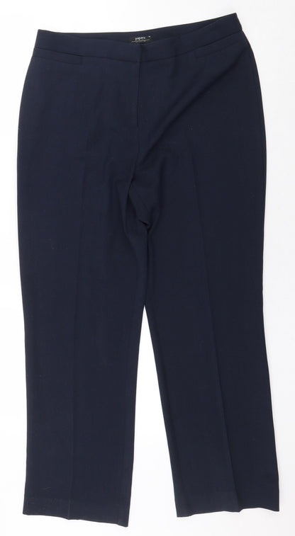 Womens UK Size 14 Papaya Regular Fit  Blue Trousers
