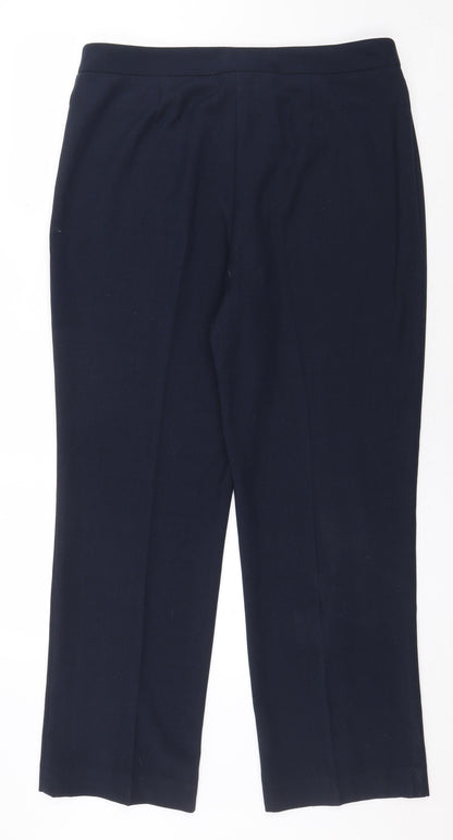 Womens UK Size 14 Papaya Regular Fit  Blue Trousers