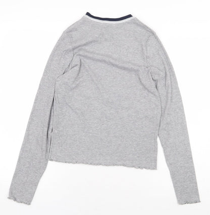 Primark Womens Grey Polyester Pullover Sweatshirt Size M Pullover