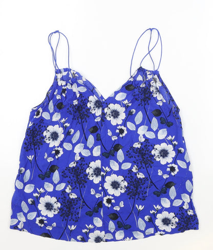 Womens UK Size S MNG Blue Camisole Tank