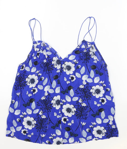 Womens UK Size S MNG Blue Camisole Tank