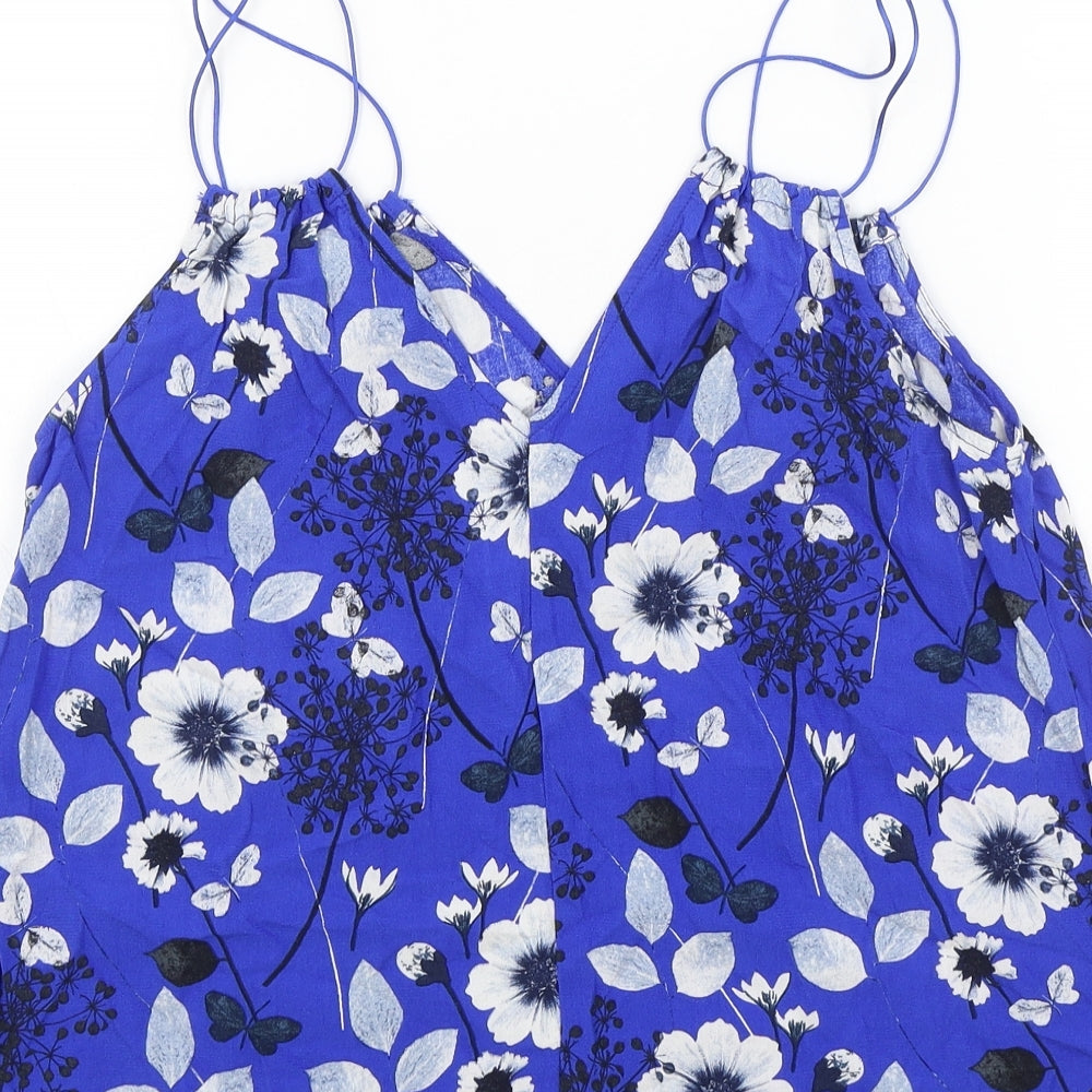 Womens UK Size S MNG Blue Camisole Tank