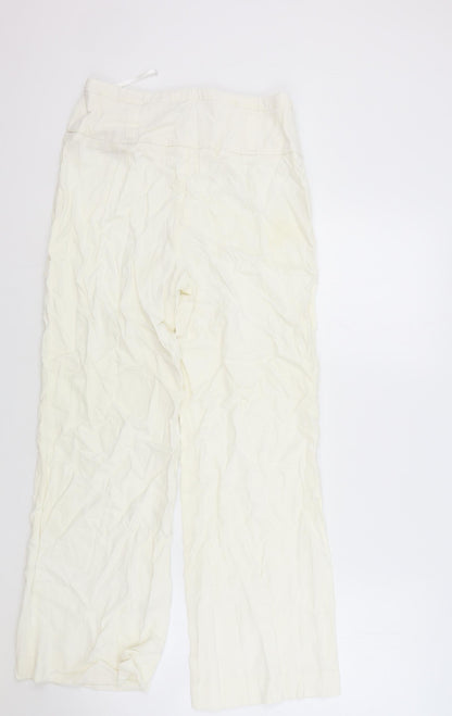 Womens UK Size 10 Principles Regular Fit Chino Ivory Trousers