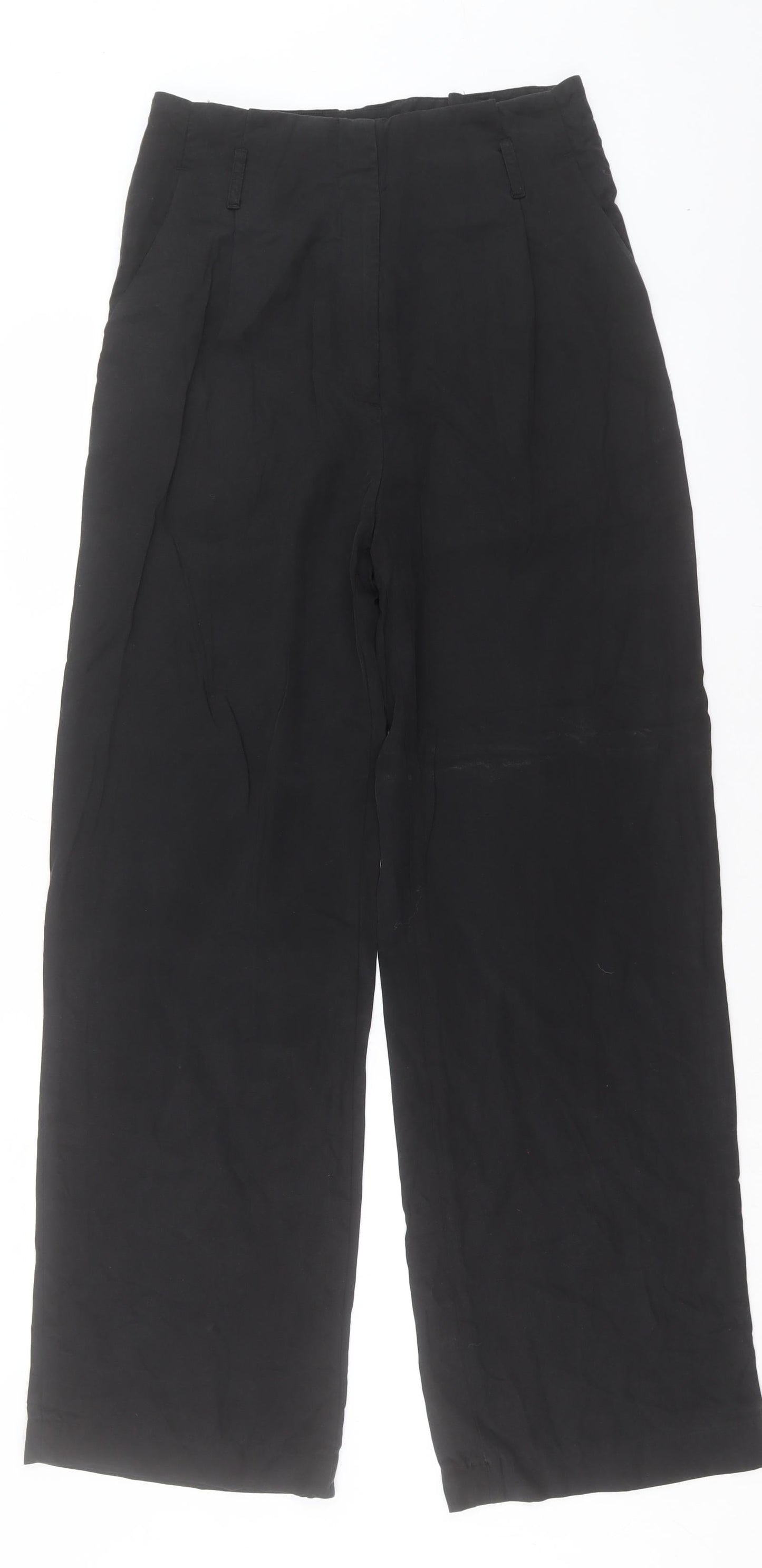 Womens UK Size 10 H&M Regular Fit  Black Trousers