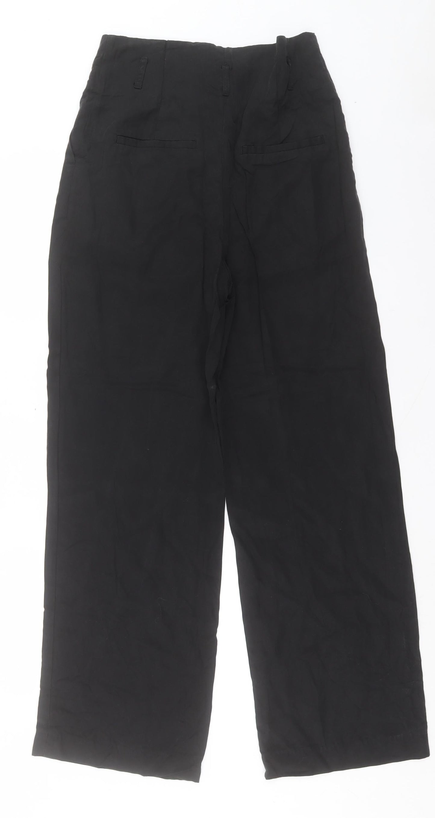Womens UK Size 10 H&M Regular Fit  Black Trousers