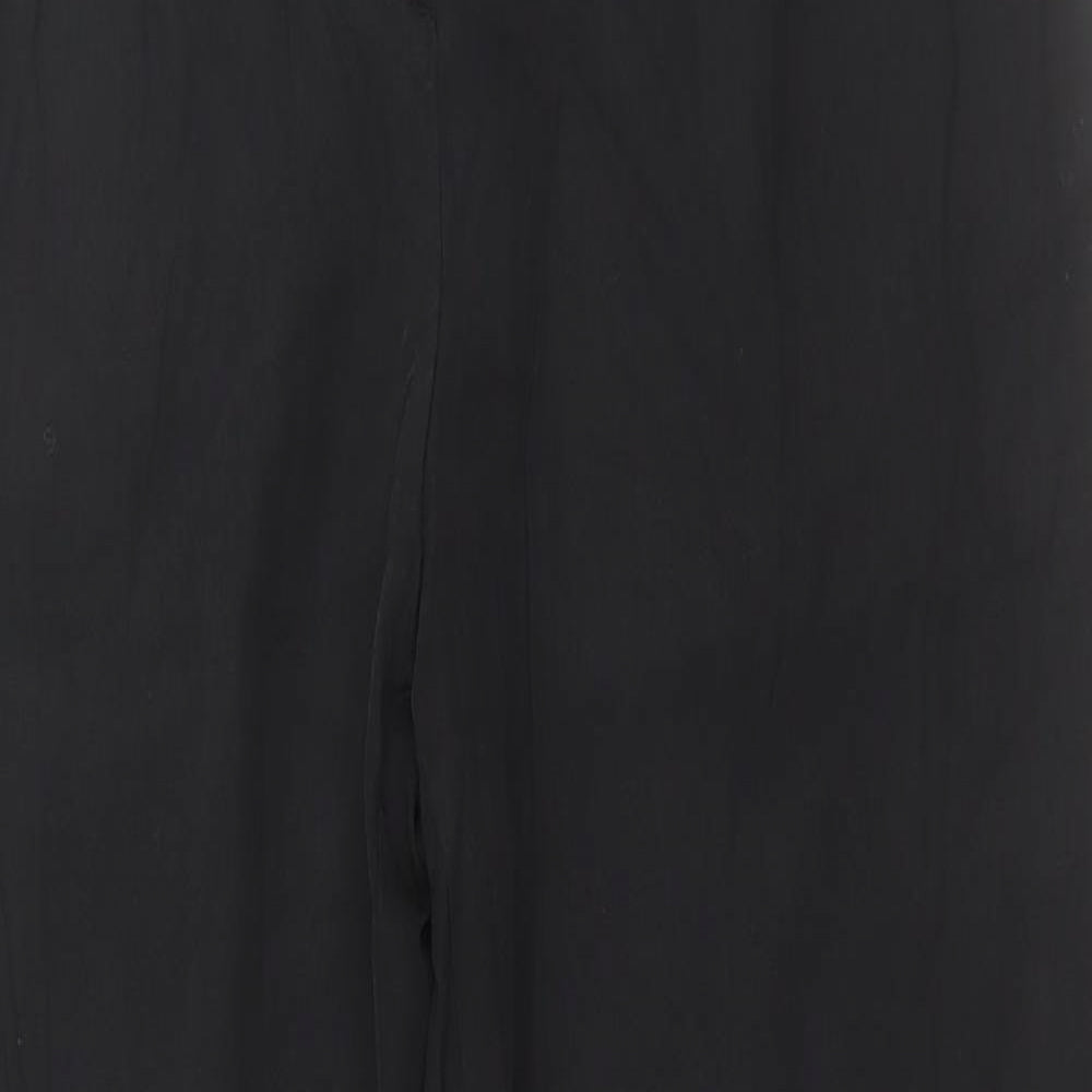 Womens UK Size 10 H&M Regular Fit  Black Trousers