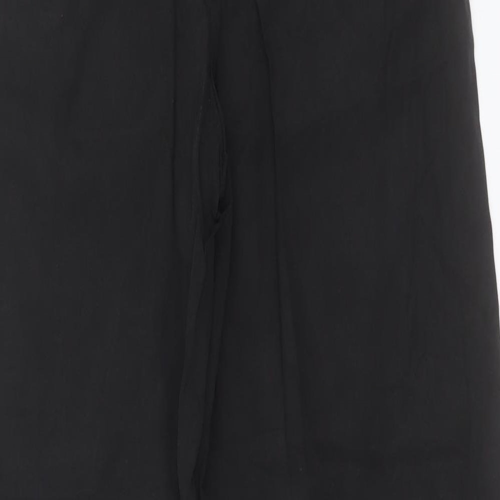 Womens UK Size 10 H&M Regular Fit  Black Trousers