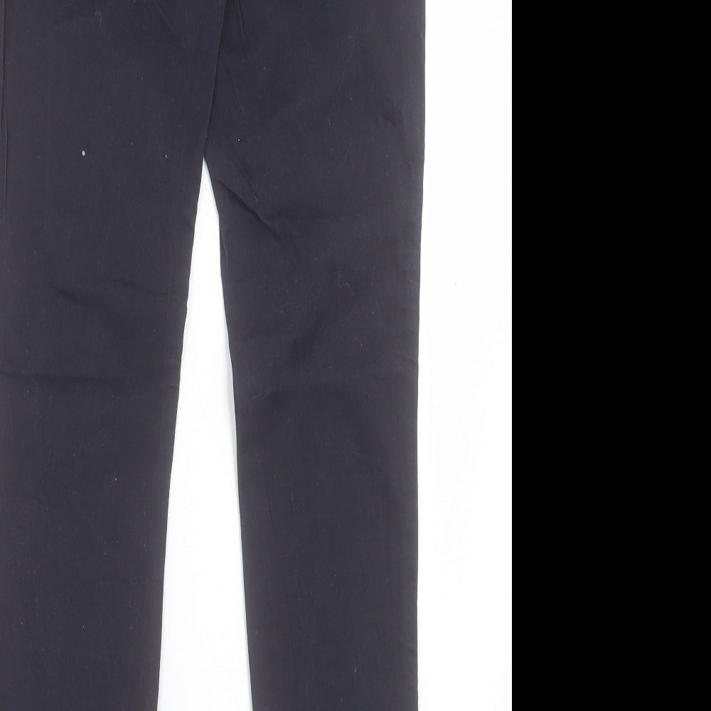 NEXT Womens Black Cotton Skinny Jeans Size 10 L29 in Regular Button