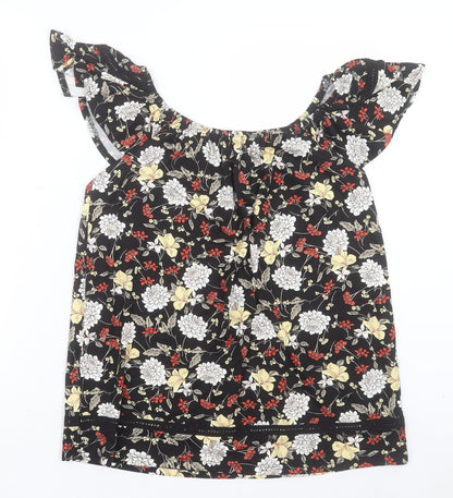Womens UK Size 10 Very Multicoloured Basic T-Shirt